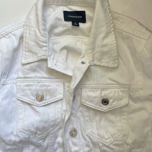 J.Crew White Denim Jacket